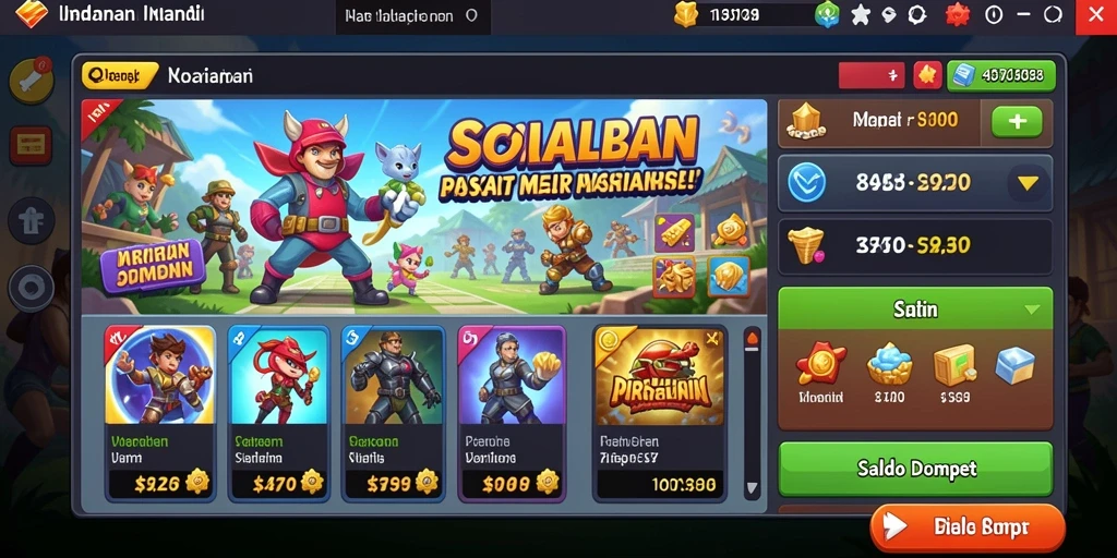Screenshot komunitas yang aktif dengan interaksi pemain.