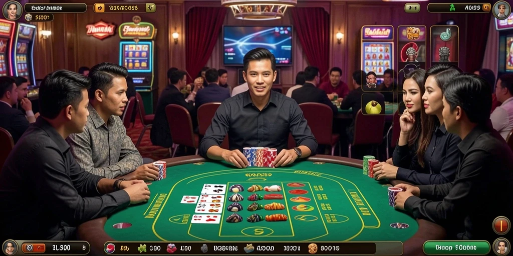 Visual lingkungan yang menakjubkan dalam game.