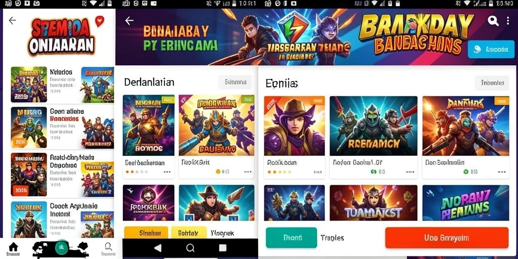 Statistik permainan yang mudah diakses.