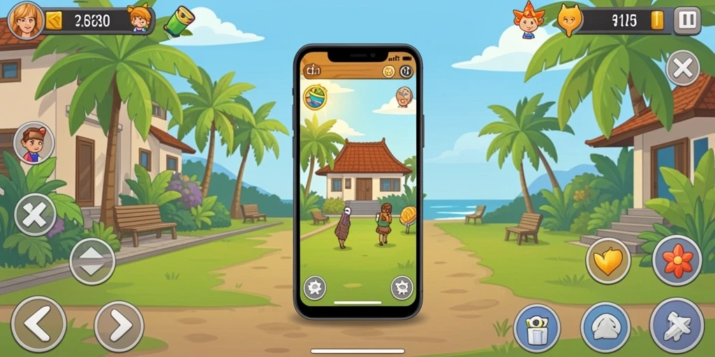Screenshot menunjukkan variasi tema slot yang tersedia.